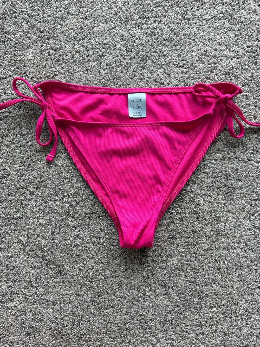 Hot pink bikini bottoms